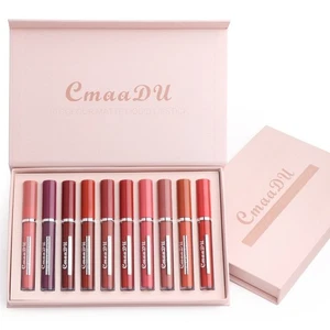 CmaaDu 10 Pack Waterproof Matte Lipstick Set Long Lasting Smooth Texture - Picture 1 of 6