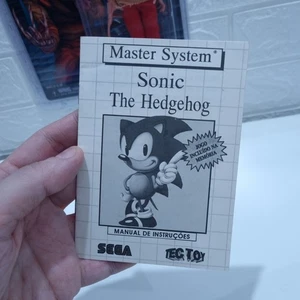 TEC TOY BRASIL - ORIGINAL SONIC GAME INSTRUCTION MANUAL SEGA - MASTER SYSTEM - Picture 1 of 4