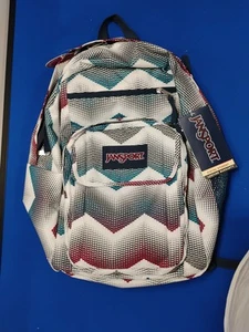 Jansport Rucksack (neu mit Etikett) Digital Student Matrix Chevron 2319 Cubic Inch - Bild 1 von 18