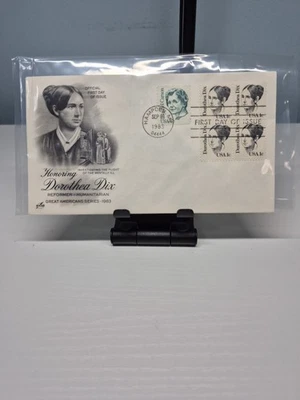 Dorothea Dix, Humanitarian, First Day Of Issue Envelope .1C 1983 Women History - Image 1 of 2
