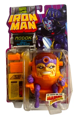 MODOK + Accessories - SEALED ON CARD - 1995 - TOY BIZ - Image 1 of 3