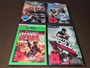 4x PC Spiele Games Tom Clancy's Splinter Cell Ubisoft mit Keys Ghost Recon - Picture 1 of 4