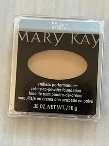 Mary Kay Endless Performance Creme to Powder Foundation Beige 1 - 0.35 oz New - Picture 1 of 2