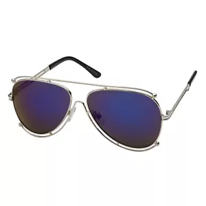 Gafas de sol para mujer GrinderPUNCH marco de metal barra plana estilo moderno - Imagen 1 de 15