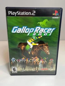 Gallop Racer 2001 PS2 PlayStation 2 CIB Reg Card Mint Black Label - Picture 1 of 9