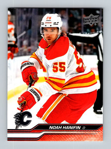 2023-24 Upper Deck Series 1 Base - 28 - NOAH HANIFIN