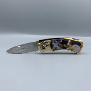 U.S. Marine Corps Collector Super Pocket Knife with Stainless Steel 3” Blade - Picture 1 of 8