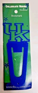 UK University Kentucky College Stamped Blue Colored Metal Bookmarks - Imagen 1 de 6