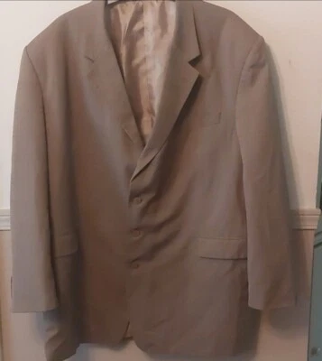 Blazer largo chaqueta deportiva Stacy Adams color topo para hombre talla 52L Foto 1 de 4