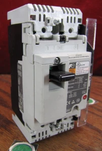 Fuji Electric BW50RAGU-2P010 Molded Circuit Breaker 2pl, 10A, 690/250v w Aux - Picture 1 of 5