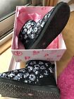 NWT Victoria Secret Pink Sequence Bling Booties RARE Size 7-8