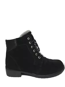 Emu Explorer Biricet Lace Up Ankle Boot Black Womens SIZE UK 9 REF SH1 - Picture 1 of 6