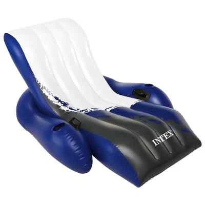 Intex 58868EP Floating Inflatable Recliner Raft Swimming Pool Lounge Chair - Image 1 of 2