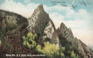 Postcard White Mountains Table Rock Dixville Notch New Hampshire NH 1906 UDB - Picture 1 of 2