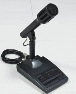 Icom SM-20 Desktop Stand Microphone Amateur Ham Radio Tested Working - Picture 1 of 6