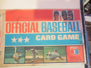 1970 Milton Bradley Baseball  Game, 26 Player cards , 30 Cards