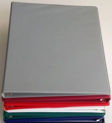 Assorted Colors of Vinyl 3-Ring Binders, 1/2-Inch, for 8.5" x 11" Sheets, pack 6 - Image 1 of 2