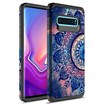 For Samsung Galaxy S10 Plus /S10+ Hybrid Graphic Fashion Cute Colorful Case - Image 1 of 4