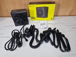 Alimentation PC gamer Corsair RM650 650W entièrement modulable. 80+ or - Photo 1/6