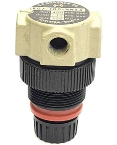 Lot of 2 Norgren R07-100-NNAA Mini Regulator, 1/8" PFT Ports, 1-10psi Outlet - Picture 1 of 4