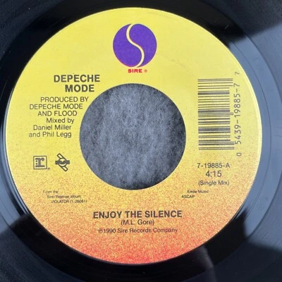 DEPECHE MODE Enjoy The Silence / Memphisto 45 Sire 7-19885 NEW UNPLAYED - Image 1 of 4