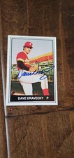 1982 TCMA SIGNED ROOKIE CARD DAVE DRAVECKY HAWAII ISLANDERS GIANTS PADRES # 20