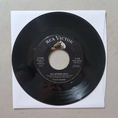 FLOYD CRAMER I CAN JUST IMAGINE/SAN ANTONIO ROSE RCA VINYL 45 SINGLE VG 17-73 - Image 1 of 2