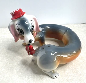 Vintage Hi Friend Weiner Dackel Hund Salz & Pfefferstreuer Japan Artmark SP18 - Bild 1 von 6