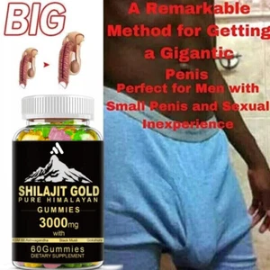 100% reine Himalaya Shilajit Gummis Bio, Ashwagandha Boost Energie 60 Stück - Bild 1 von 8