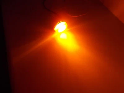 Luz marcadora de separación ámbar de repuesto para camión remolque sellada 2,5" x 2,5" x 1" Foto 1 de 4