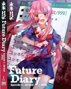 The Future Diary / Mirai Nikki Vol. 1-26 END + OVA DVD (Anime) (English Dub) - Picture 1 of 8