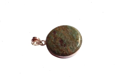 Colgante de joyería de moda de piedras preciosas de rubí zucita de alta calidad Ct.60 S.1,5 pulgadas A8782 Foto 1 de 4