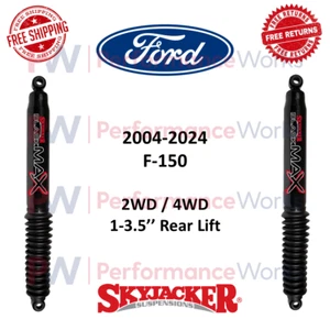 Skyjacker Black MAX Shock Pair 1-3.5" Rear Lift For 2004-24 Ford F-150 2WD / 4WD - Picture 1 of 12