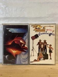 ZZ TOP 2 Cassette Tape Lot in Very Good Condition Greatest Hits & Afterburner - Picture 1 of 4
