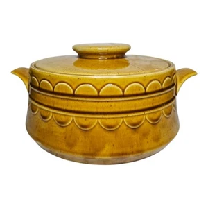 MCM Homer Laughlin Sheffield Granada Gold Covered Serving/Casserole Dish - Picture 1 of 8