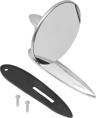 For Chevy Bel Air 55-57 Side View Mirror Driver or Passenger Side Manual View - Image 1 of 4