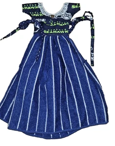 SEATTLE SEAHAWKS Küche Frottee Handtücher Kleid FUSSBALL NEU HANDARBEIT Hängeherd - Bild 1 von 7