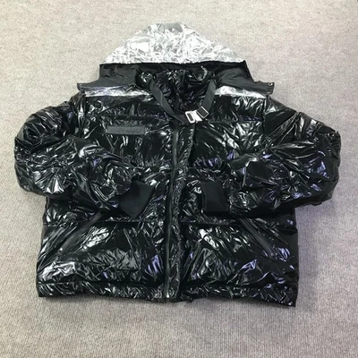 GVAPI Guardman Jacket Mens Medium Black Silver Down Puffer Coat Limited Edition - Image 1 of 4