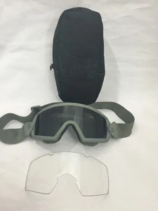 SMITH APEL Protective Safety Goggles Green Clear & Tinted Lenses w/Case - Picture 1 of 7