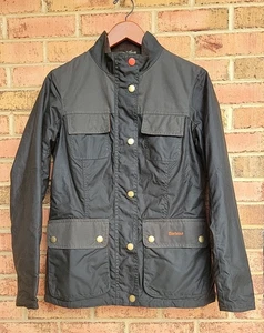 Barbour Milford Wax Cotton Women's Jacket Collab LWX0144OL52 Size US 6 (Runs SM) - Picture 1 of 21