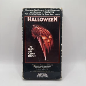 Halloween VHS Tape 1990 Heron/MEDIA Release John Carpenter Jamie Lee Curtis Rare - Picture 1 of 4