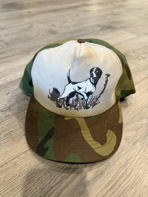 Vintage Camo Camouflages Dog Hunting Foam Snapback Cap Hat SnapBack - Image 1 of 4