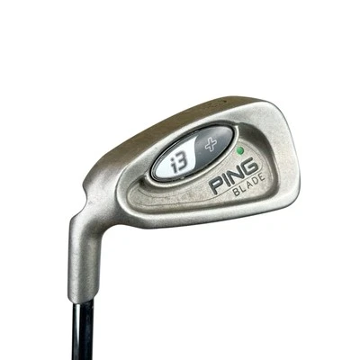 PING i3 Plus 6 Iron Green Dot DEMO Factory Steel Shaft Stiff Flex LH 37.5" - Image 1 of 4