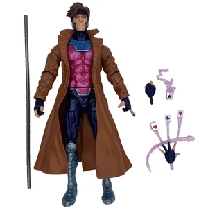 Marvel Legends Retro Card X-Men Gambit 6" Figure Loose Complete Hasbro - Picture 1 of 3