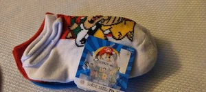 5 Pair Of Super Mario Socks  Kid Size 7 To 3 - Picture 1 of 3