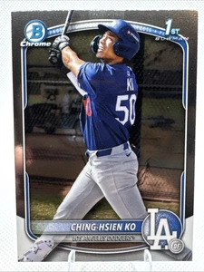 CHING-HSIEN KO #BCP-224 2025 1ST BOWMAN CHROME PROSPECT TOPPS SHORTPRINTED - Picture 1 of 4