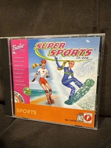 Barbie Super Sports PC CD-ROM Game/booklet Windows Mattel Media 1999 EX Cond - Picture 1 of 8