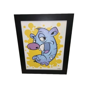 Sean Arce Jizznut Digital Print Framed Art Komatex Signed Pop Art Cartoon Mouse - Picture 1 of 6