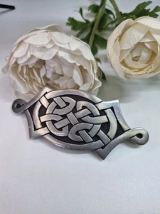Vintage Ortak Schottland Zinn keltische Haarspange Clip - Bild 1 von 11