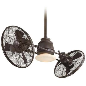 Minka Aire Vintage Gyro 42 in. LED Indoor Oil Rubbed Bronze Ceiling Fan - Picture 1 of 1